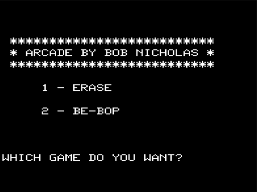 Game cover: Arcade