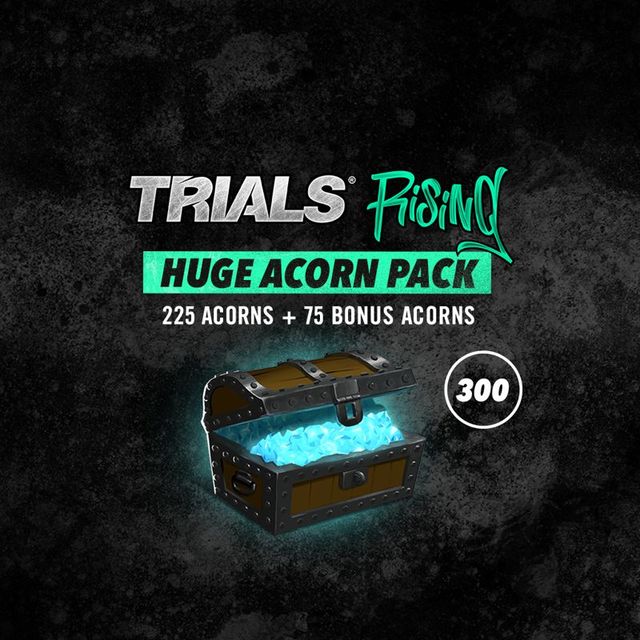 Game cover: Trials Rising: Huge Acorn Pack - 225 Acorns + 75 Bonus Acorns