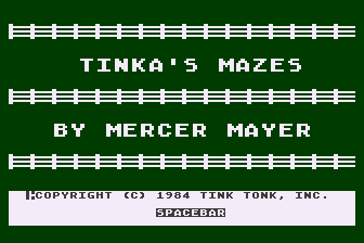 Game cover: Tink!Tonk!: Tinka's Mazes
