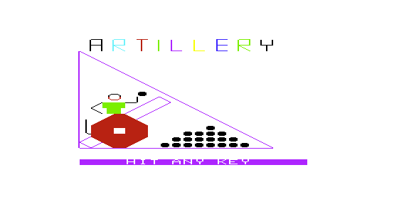 Game cover: Artillery