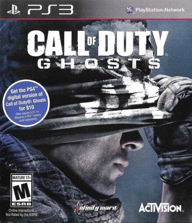 Game cover: Call of Duty: Ghosts