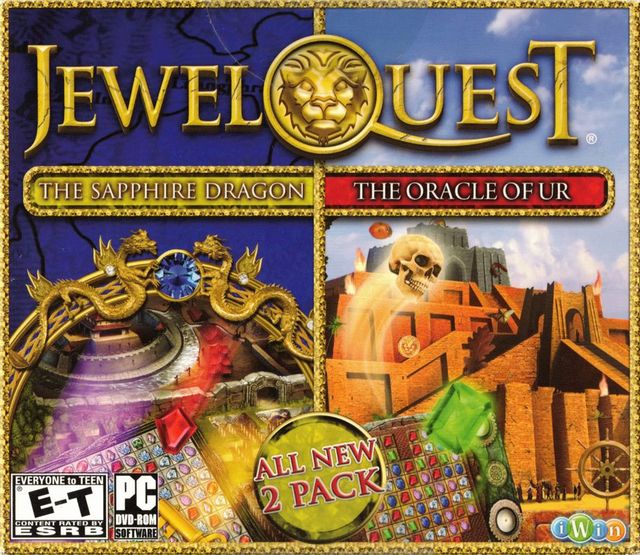 Game cover: Jewel Quest: The Sapphire Dragon / The Oracle of Ur