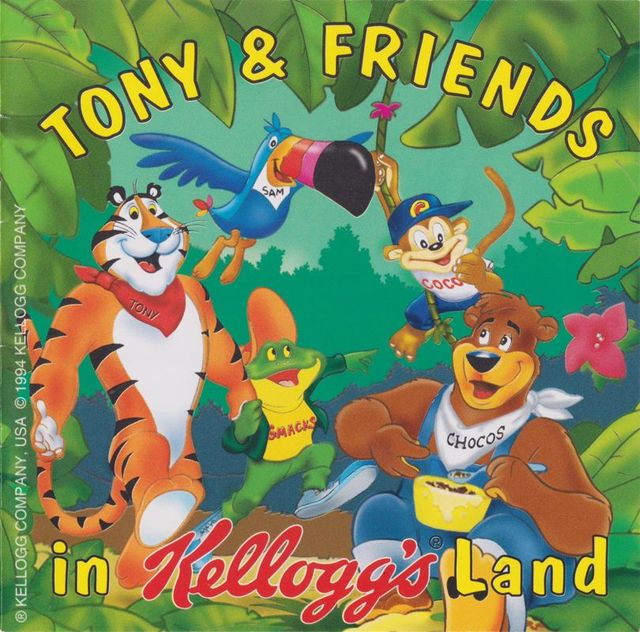Game cover: Tony & Friends: in Kellogg's Land