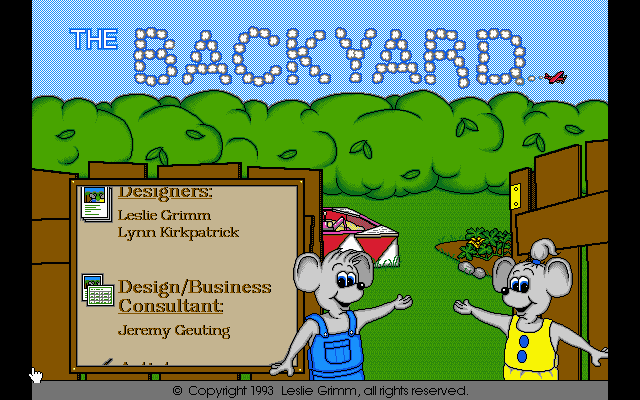 Game cover: The Backyard