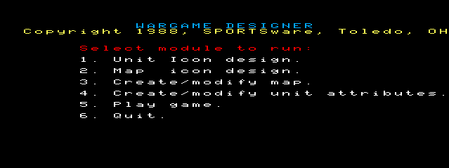 Game cover: Wargame Designer