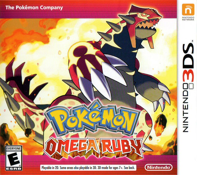 Game cover: Pokémon Omega Ruby