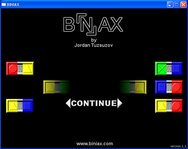 Game cover: Biniax