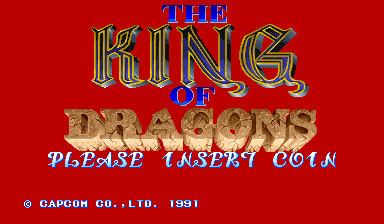 Game cover: The King of Dragons