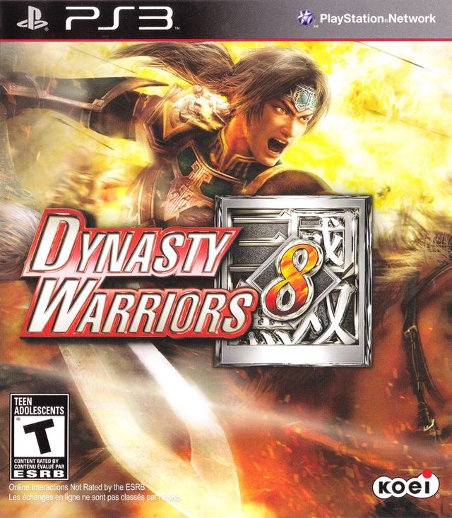 Game cover: Dynasty Warriors 8