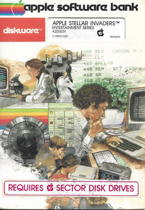 Game cover: Apple Stellar Invaders