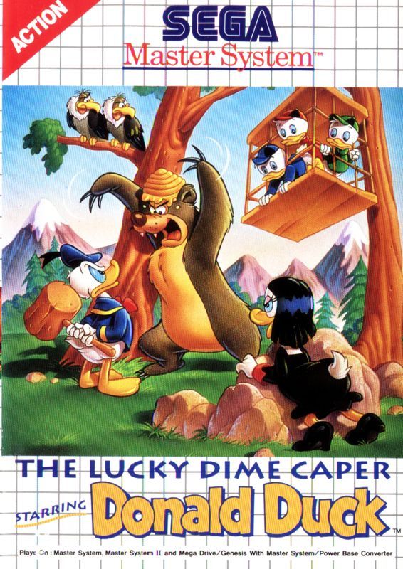 Game cover: The Lucky Dime Caper starring Donald Duck