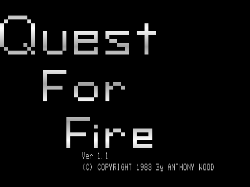 Game cover: Quest for Fire