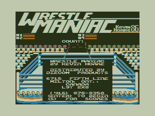 Game cover: Wrestle Maniac