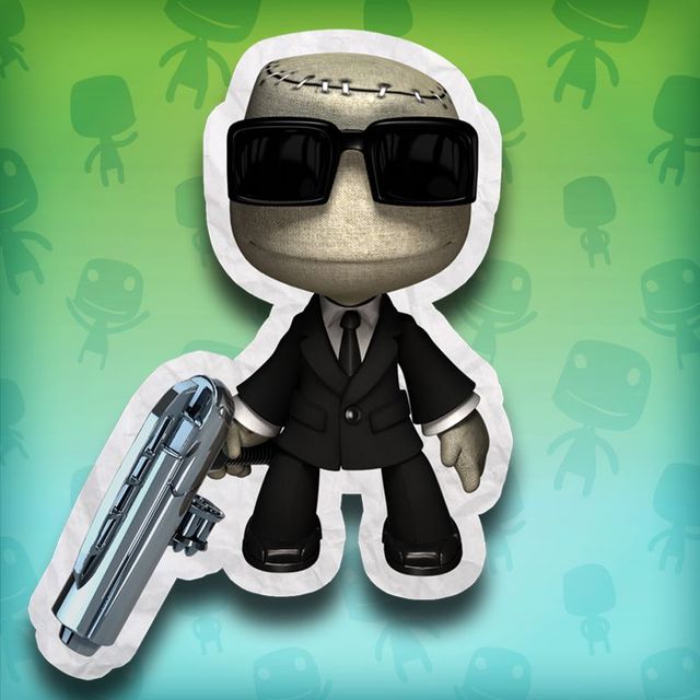 Game cover: LittleBigPlanet 2: Sack in Black Costume