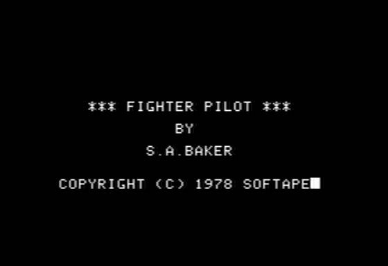 Game cover: Fighter Pilot