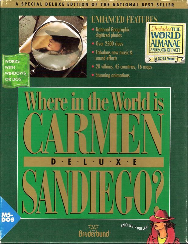 Game cover: Where in the World Is Carmen Sandiego? (Deluxe Edition)