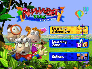 Game cover: Alphabet Park Adventure