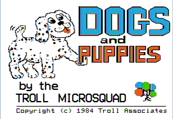 Game cover: Dogs and Puppies