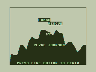 Game cover: Lunar Rescue