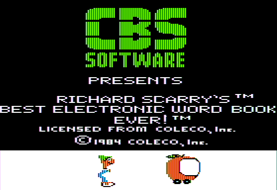 Game cover: Richard Scarry's Best Electronic Word Book Ever!