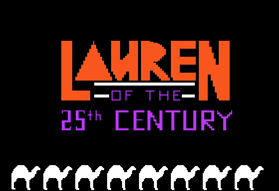 Game cover: Lauren of the 25th Century