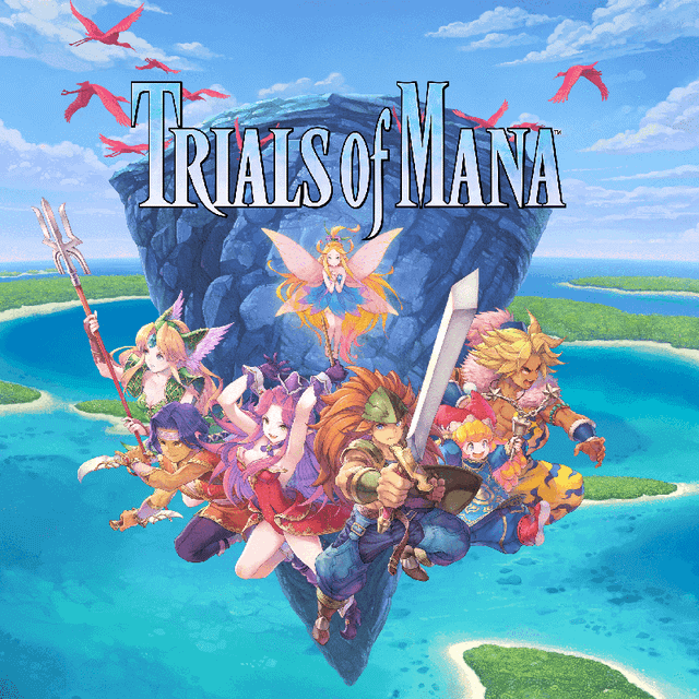 Game cover: Trials of Mana