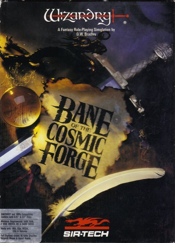 Game cover: Wizardry: Bane of the Cosmic Forge