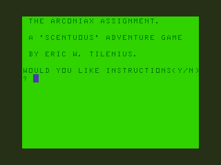Game cover: The Arconiax Assignment