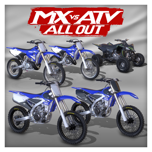 Game cover: MX vs ATV All Out: 2017 Yamaha Vehicle Bundle