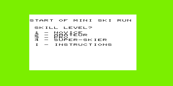 Game cover: Ski