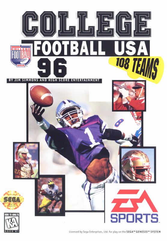Game cover: College Football USA 96