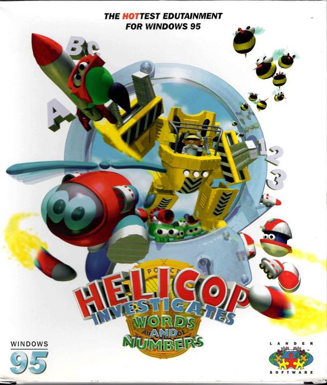 Game cover: Helicop Investigates Words and Numbers