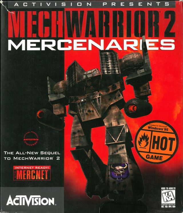 Game cover: MechWarrior 2: Mercenaries
