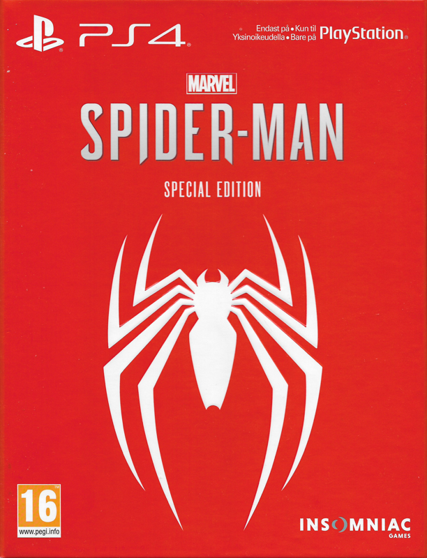 Game cover: Marvel Spider-Man (Special Edition)