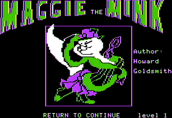 Game cover: Maggie the Mink