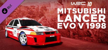 Game cover: WRC 10: Mitsubishi Lancer Evo V 1998