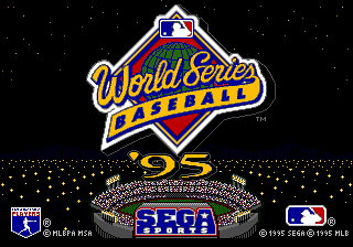 Game cover: World Series Baseball '95