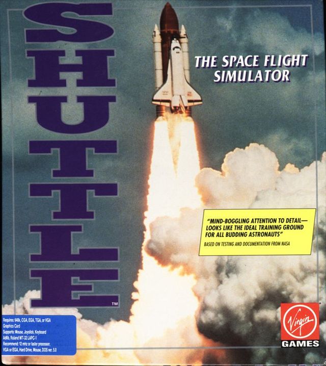 Game cover: Shuttle: The Space Flight Simulator