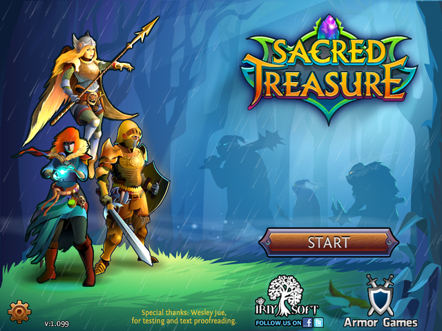 Game cover: Sacred Treasure