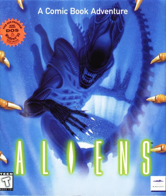 Game cover: Aliens: A Comic Book Adventure
