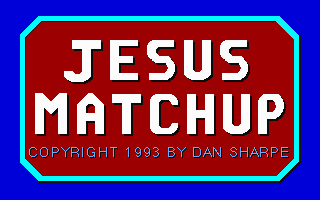 Game cover: Jesus Matchup