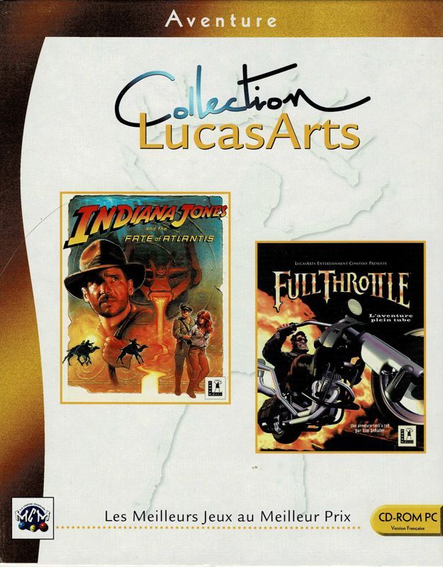 Game cover: Indiana Jones and the Fate of Atlantis / Full Throttle