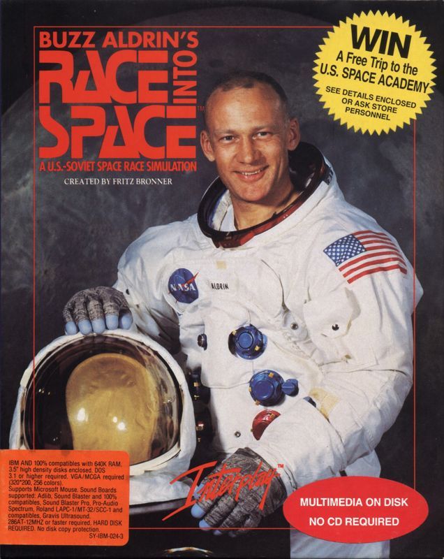 Game cover: Buzz Aldrin's Race into Space