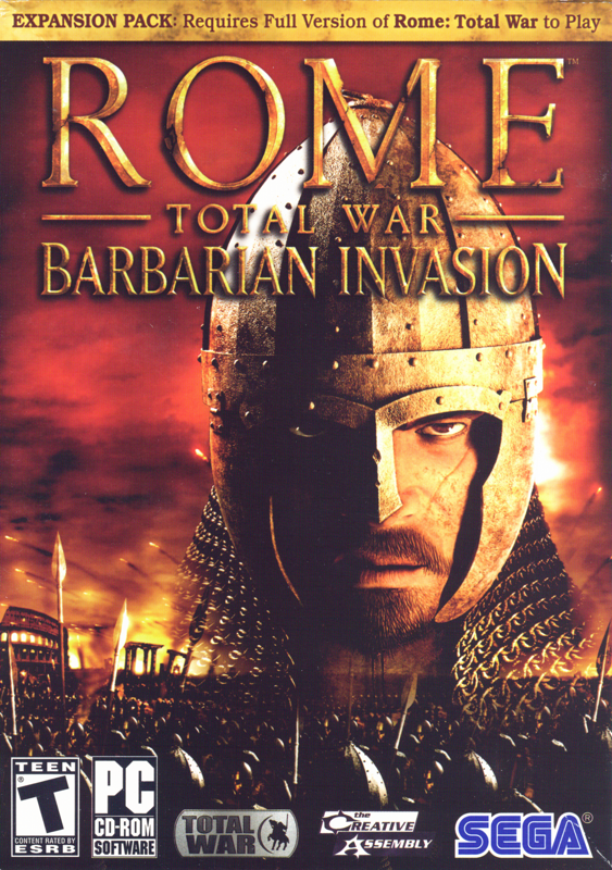 Game cover: Rome: Total War - Barbarian Invasion