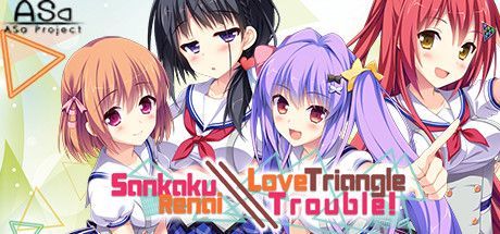 Game cover: Sankaku Renai: Love Triangle Trouble