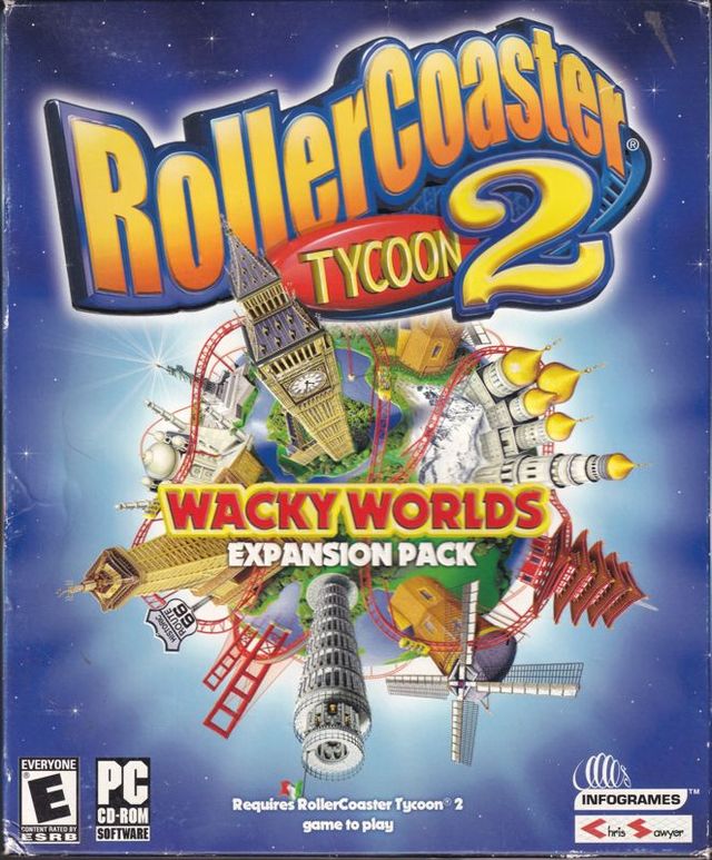Game cover: RollerCoaster Tycoon 2: Wacky Worlds