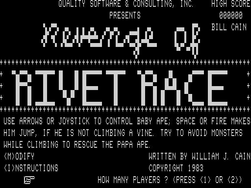Game cover: Revenge of Rivet Race