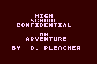 Game cover: High School Confidential