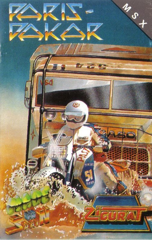 Game cover: Paris-Dakar
