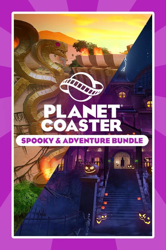 Game cover: Planet Coaster: Spooky & Adventure Bundle